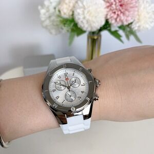 Michele MWW12F000090 Jellybean Stainless White Watch